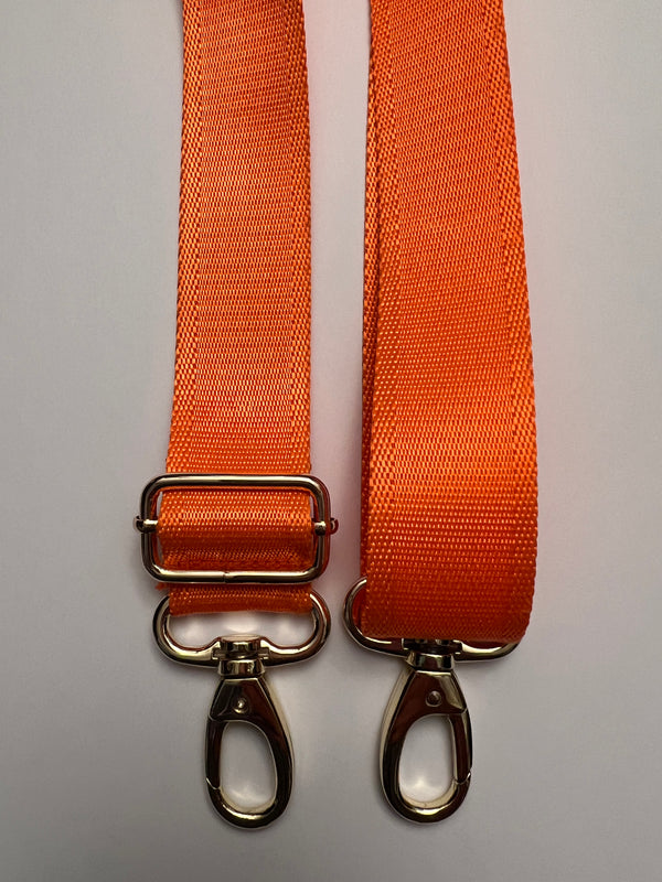 Orange Webbing Strap (longer size strap)