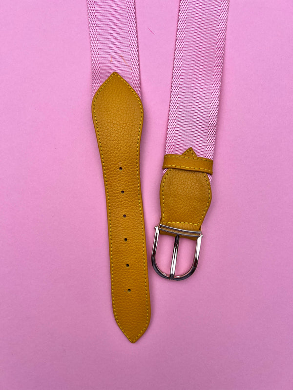 ROSA BELT | Pink & yellow Belt (82 - 92 cm)