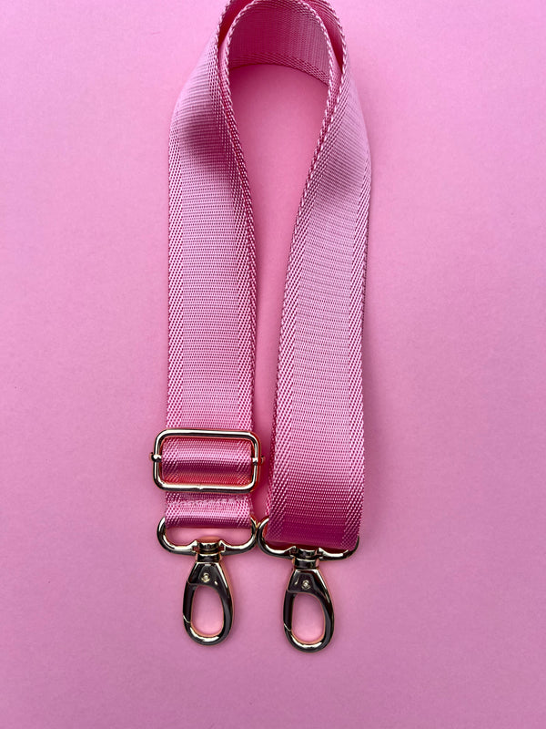 BACK TO THE CITY | Pink Webbing Strap