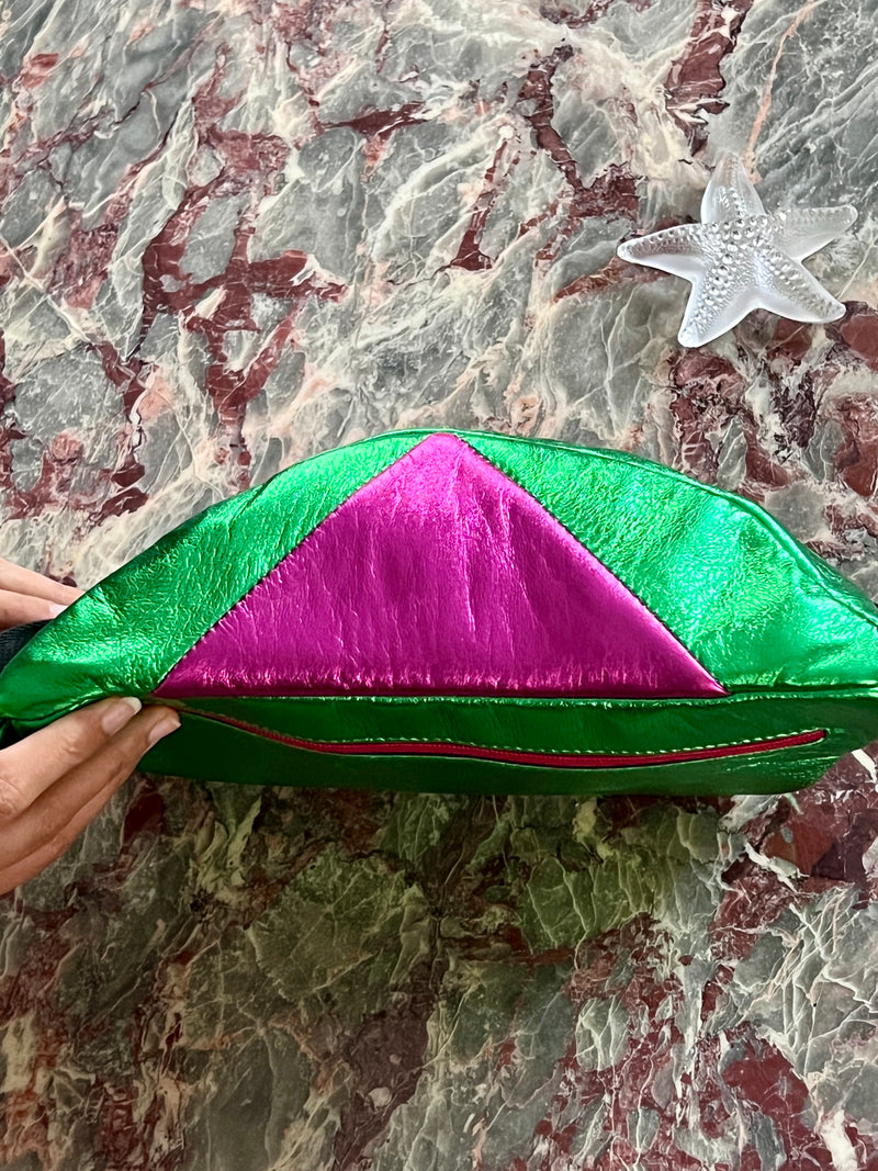 WINTER WONDER | XL Metallic Green and Fushia BySoBumBag