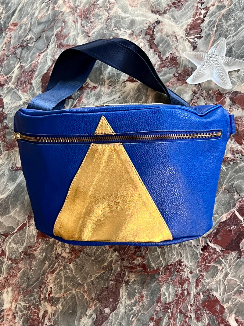 WINTER WONDER  | XL Royal Blue and Gold BySoBumBag