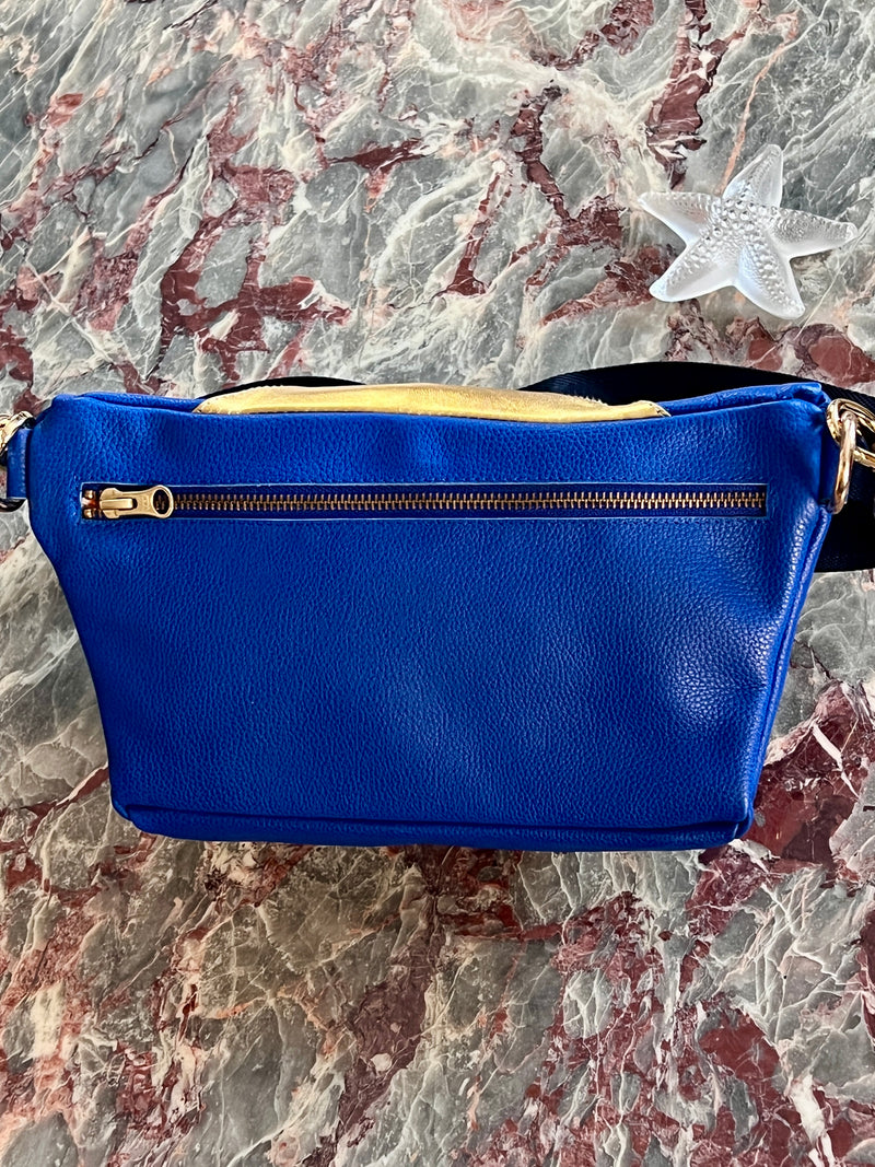 WINTER WONDER  | XL Royal Blue and Gold BySoBumBag