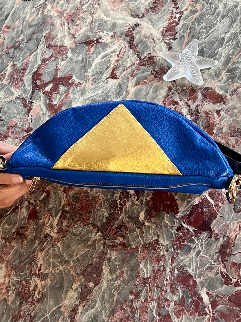 WINTER WONDER  | XL Royal Blue and Gold BySoBumBag