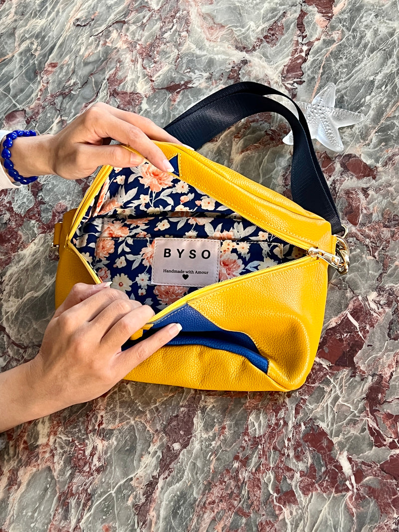 WINTER WONDER | XL Yellow & Royal Blue BySoBumBag