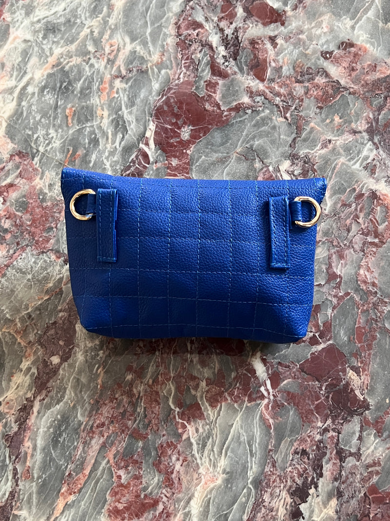 WINTER WONDER | Royal Blue Quilted ROSA Bag (Belt & Strap NOT INCLUDED)