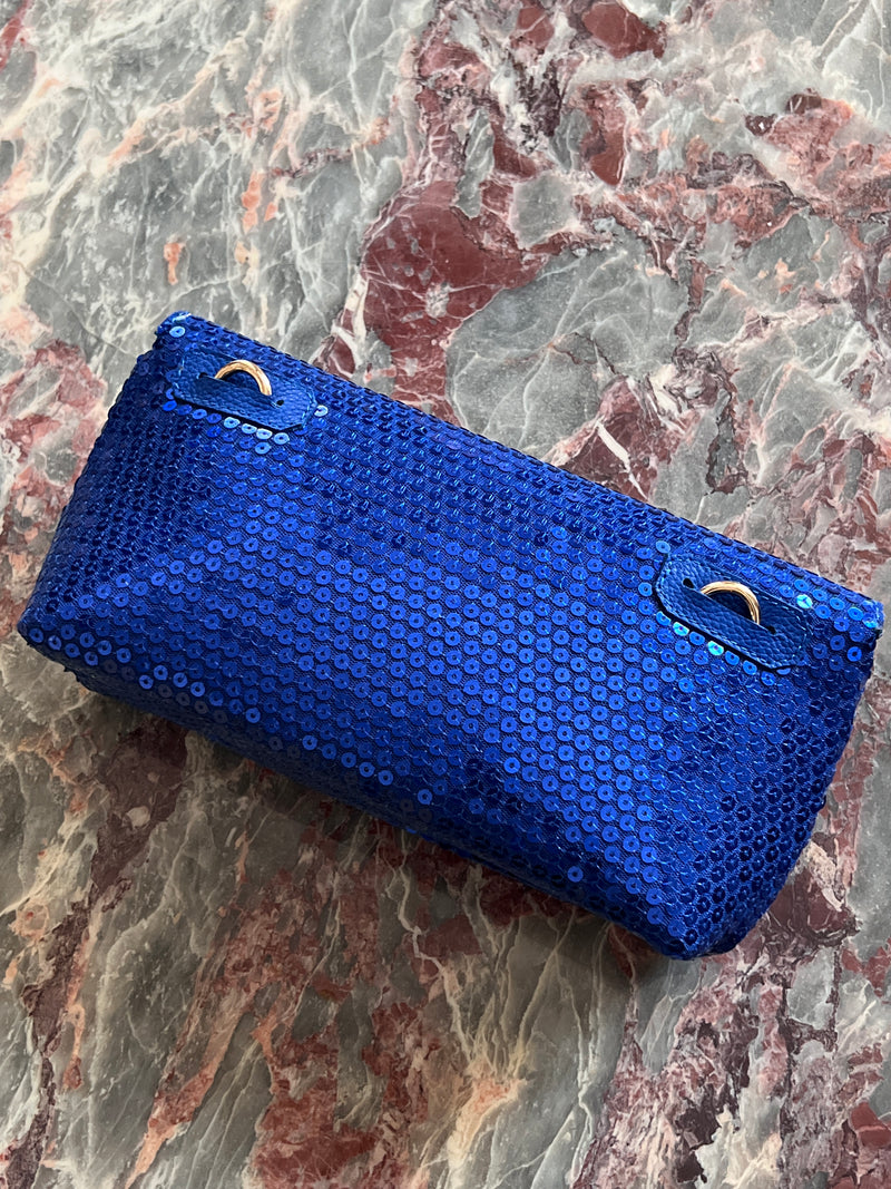 SALE | Royal Blue Sequins XL ROSA (Strap not included)