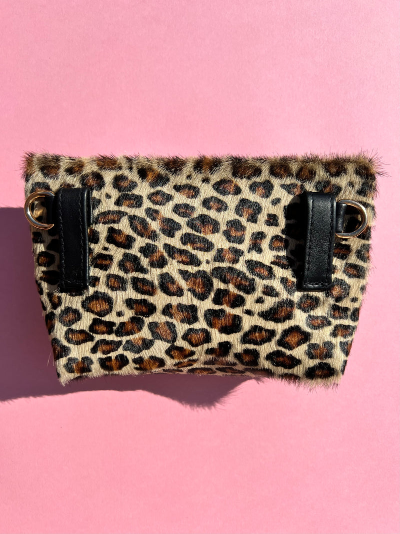 Leopard Rosa Bag (BELT NOT INCLUDED)