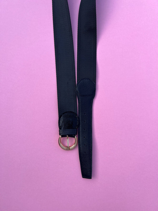 ROSA BELT | Black Shiny Belt (74 - 82 cm)