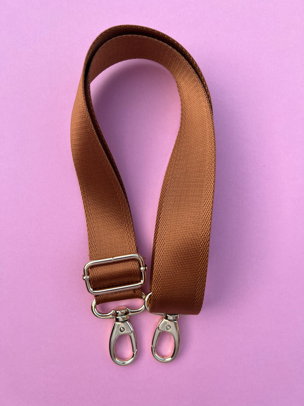 Golden Brown Webbing Strap