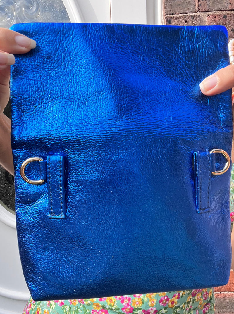 Metallic Blue ROSA (Belt & Strap NOT INCLUDED)