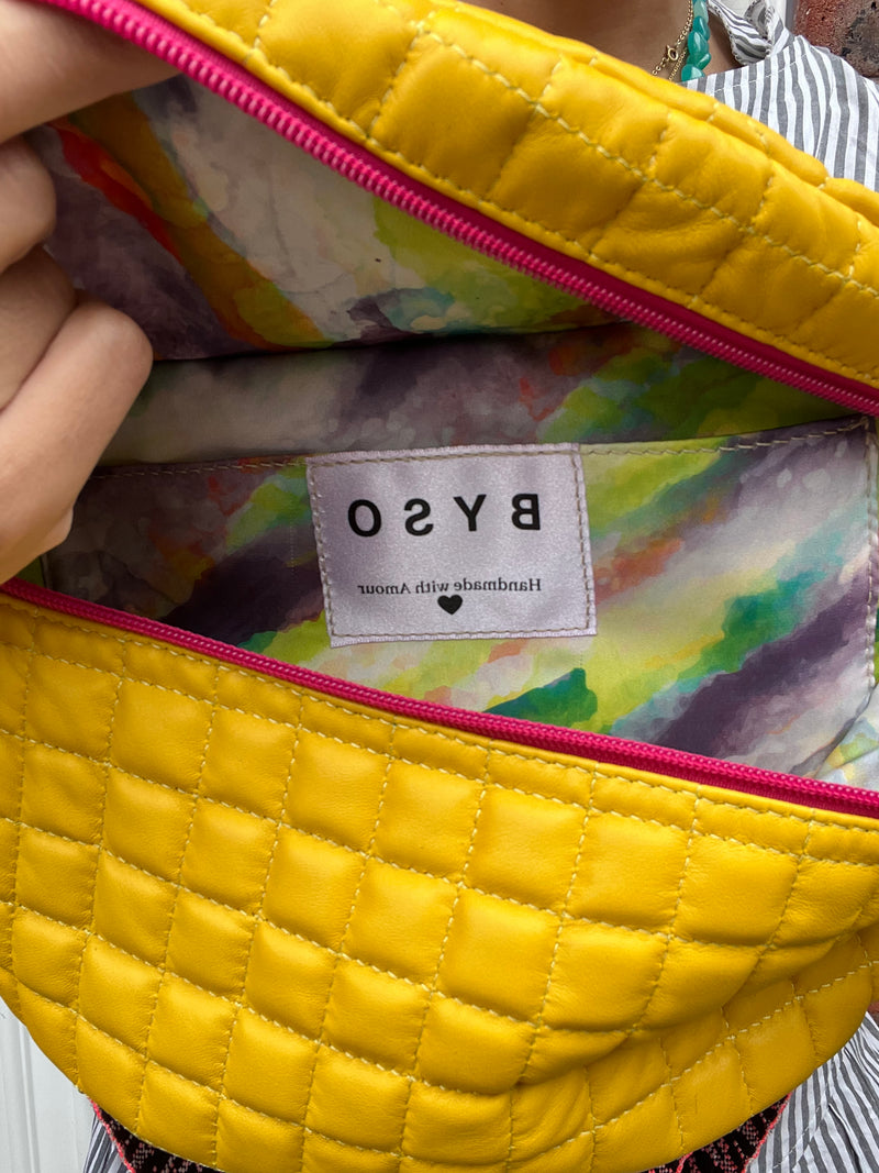 XL Quilted Yellow BySoBumBag