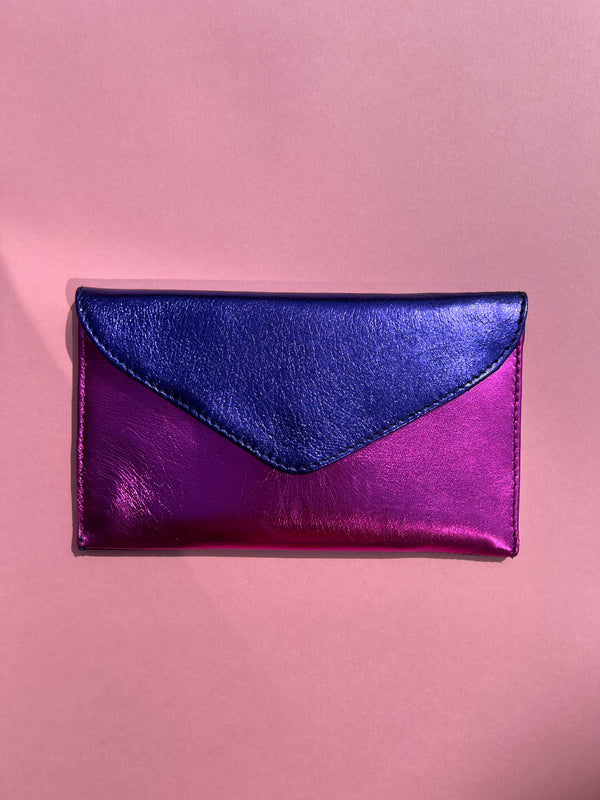 Fushia & Purple Ella Clutch