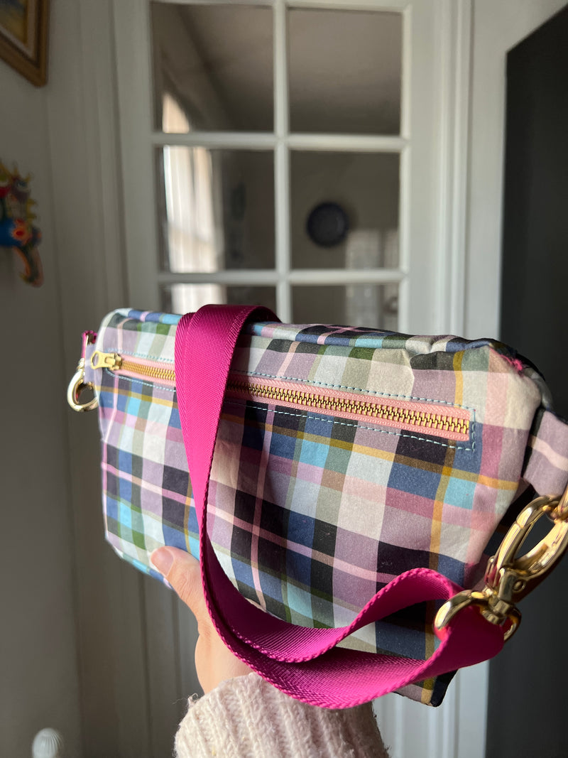 PEONIES  | XL Flower Patchwork BySoBumBag *vegan-friendly*