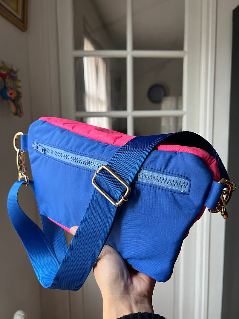 PEONIES  |  XL Pink & Blue Waterproof BySoBumBag