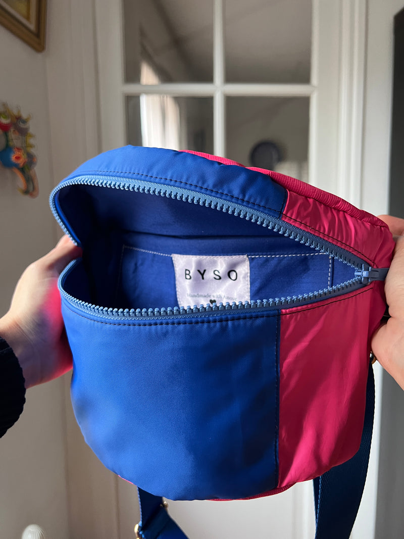 PEONIES  |  XL Pink & Blue Waterproof BySoBumBag