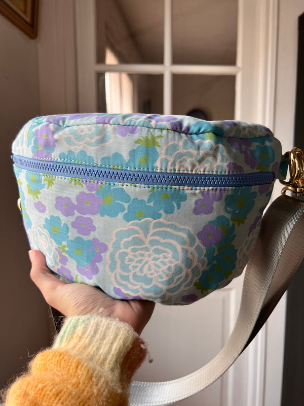 PEONIES | *Upcycled* Floral Pastel XL BySoBumBag