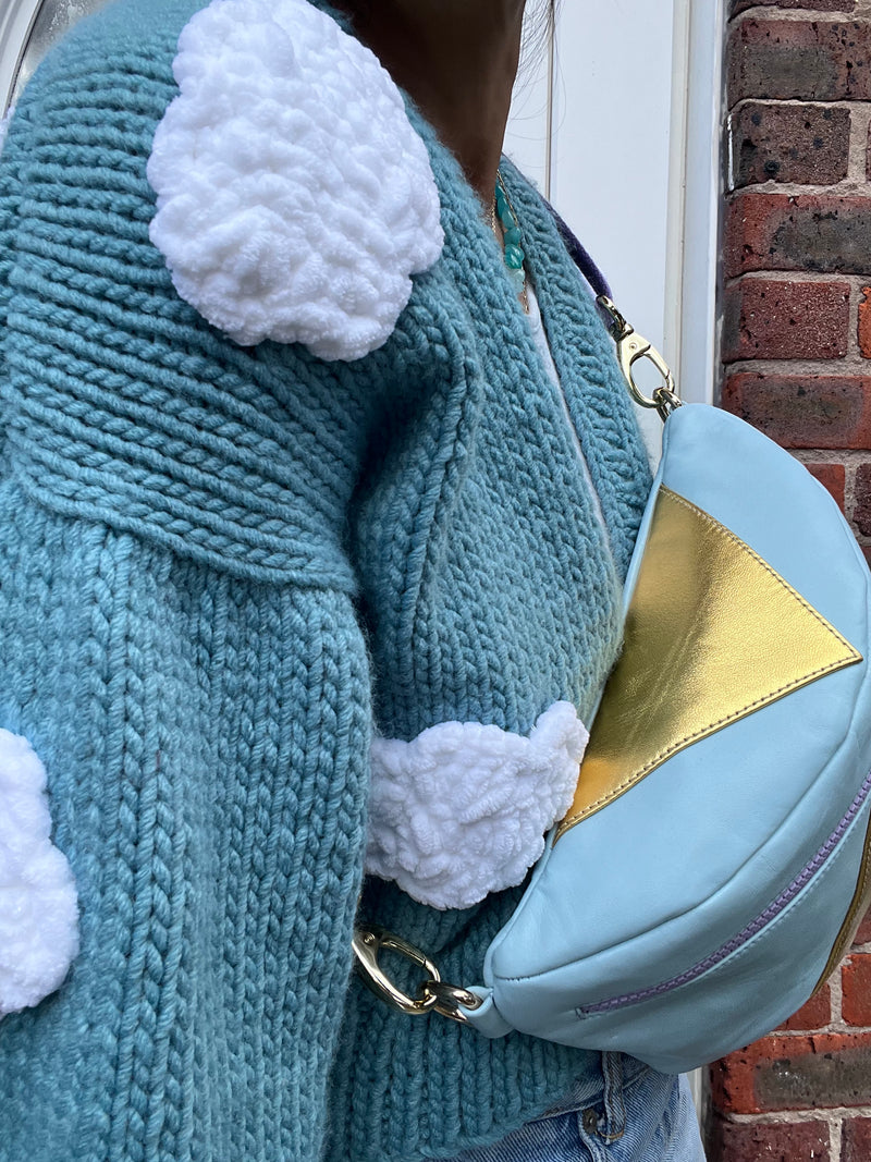 XL Blue & Gold BySoBumBag