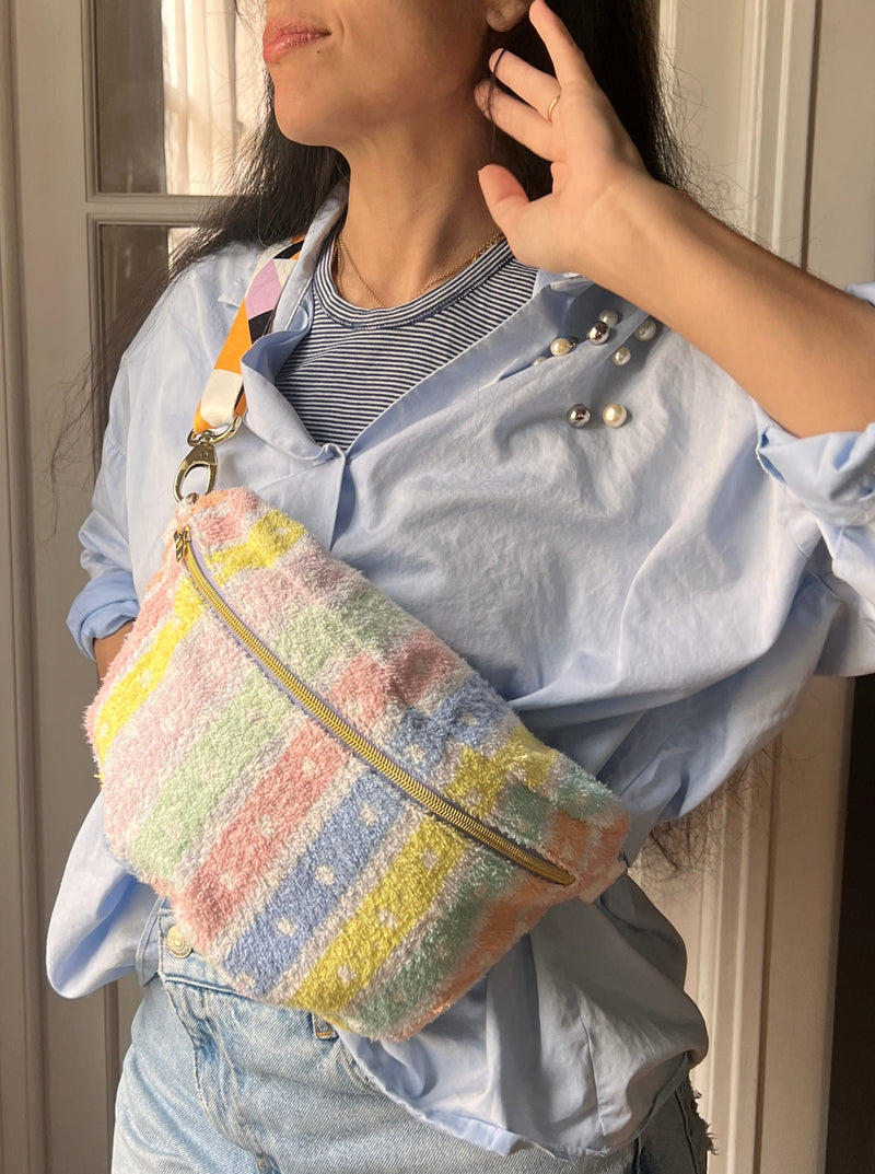 SUMMER | XL Upcycled Pastel Towel BySoBumBag