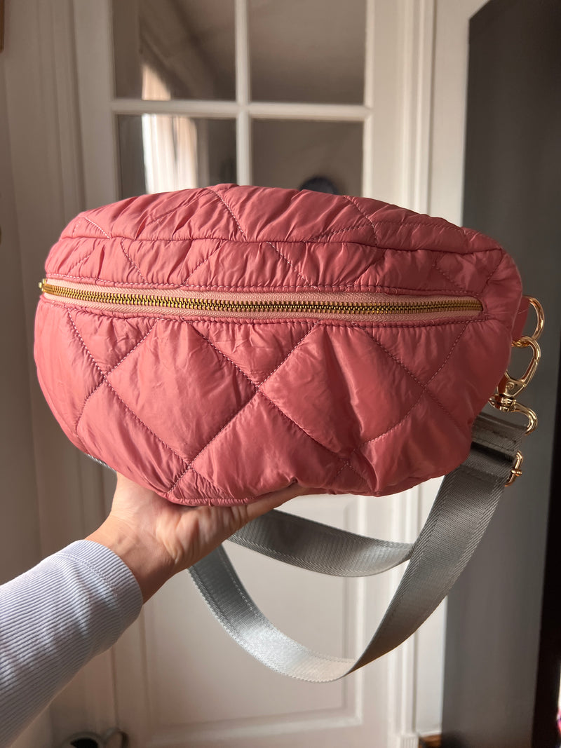 SUMMER | XXL Quilted Pink BySoBumBag *vegan-friendly*