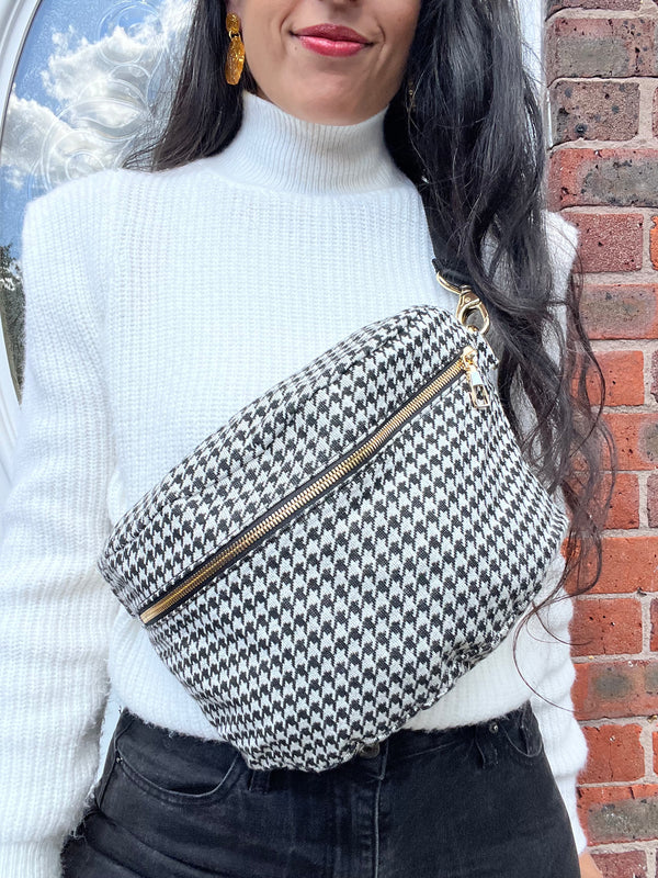 XL B&W Houndstooth BySoBumBag