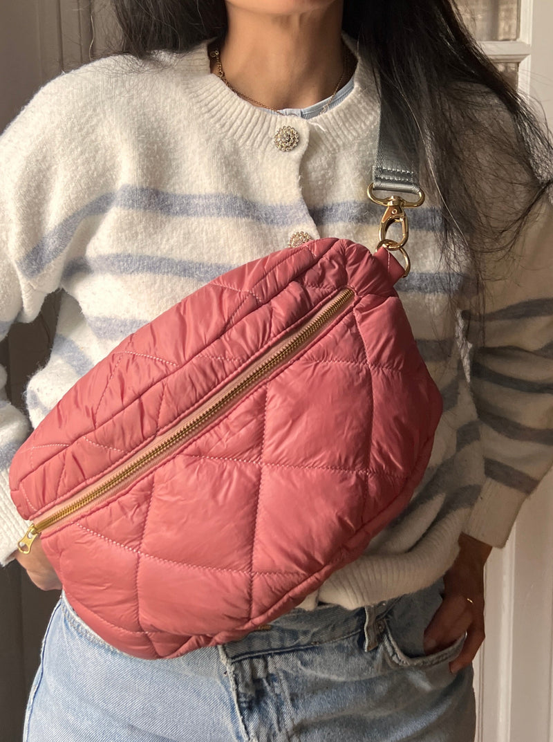 SUMMER | XXL Quilted Pink BySoBumBag *vegan-friendly*