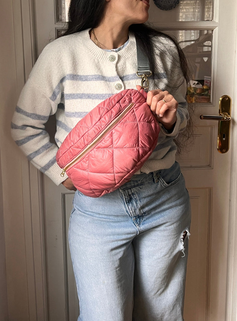 SUMMER | XXL Quilted Pink BySoBumBag *vegan-friendly*