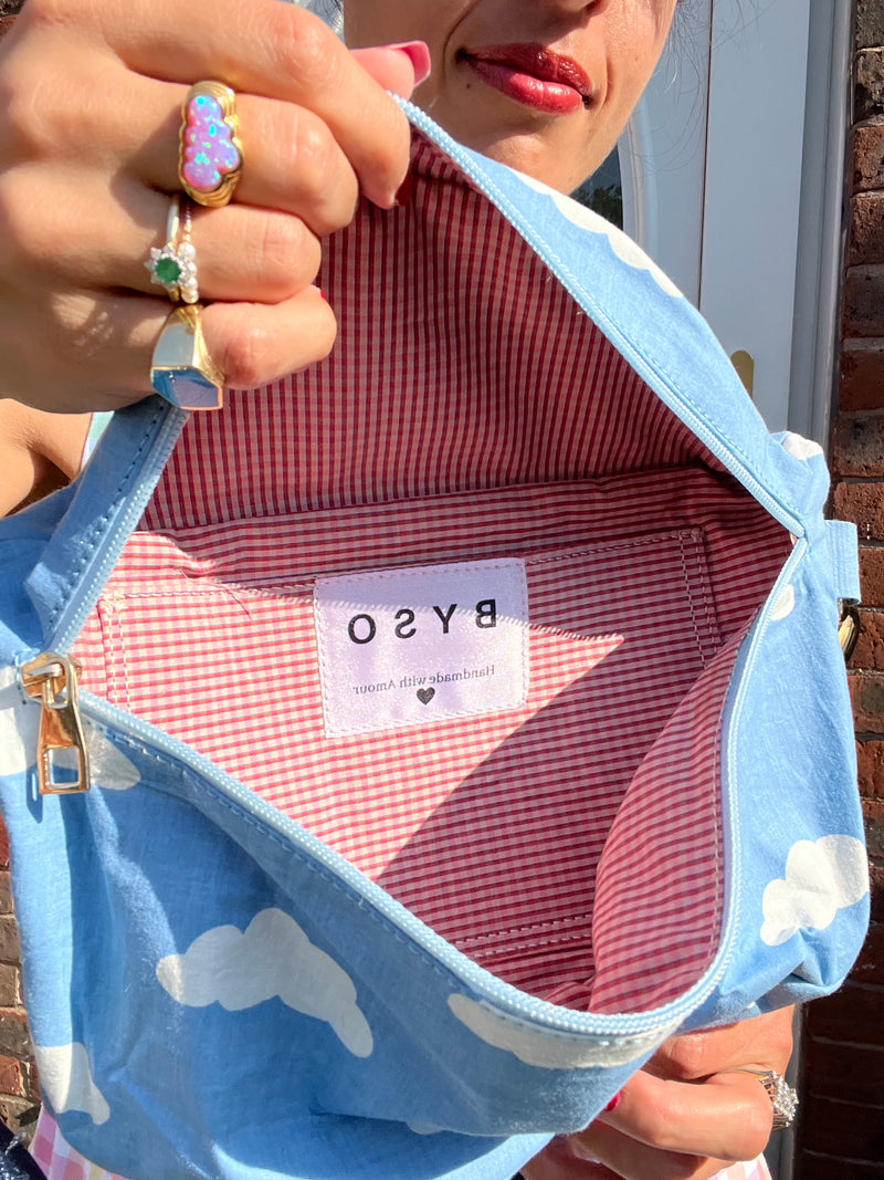 *** UPCYCLED*** XL Clouds BySoBumBag