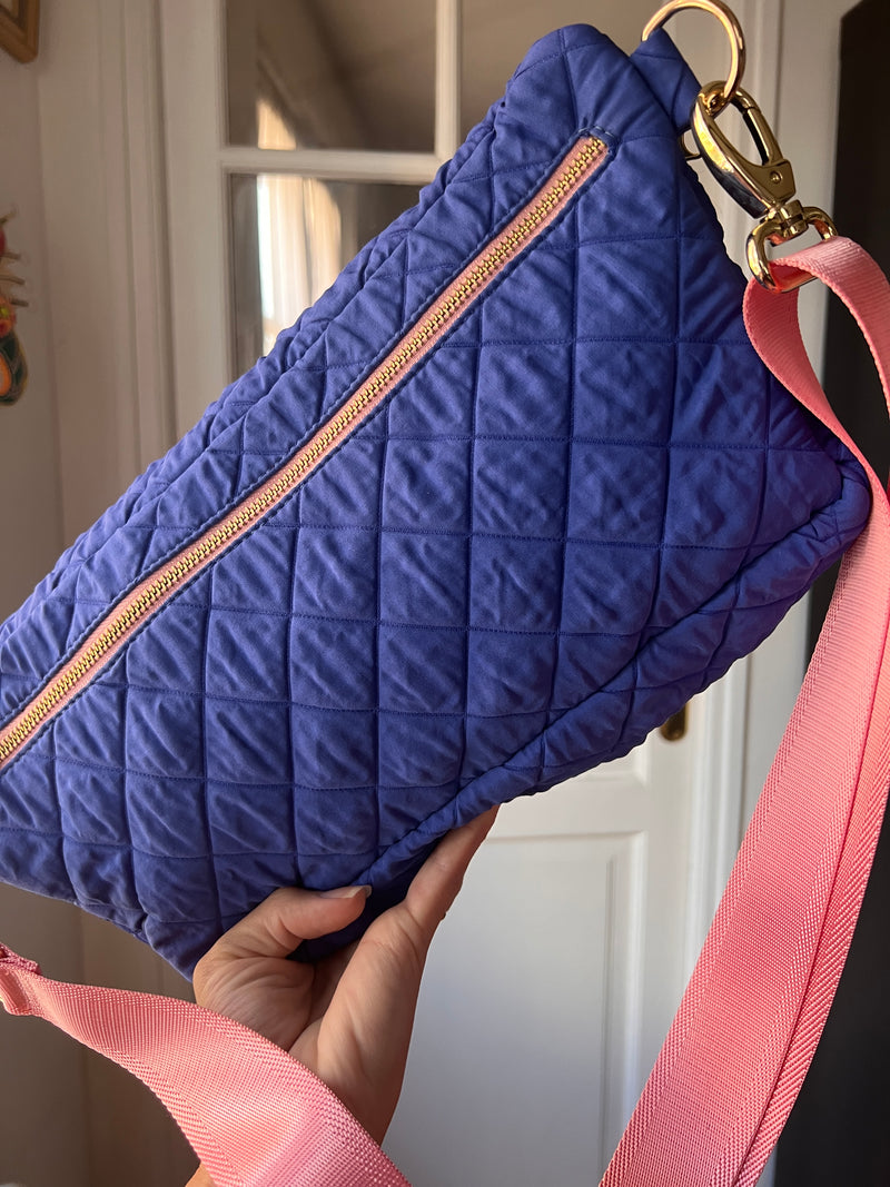 SUMMER | XXL Royal Blue Quilted BySoBumBag *vegan-friendly*