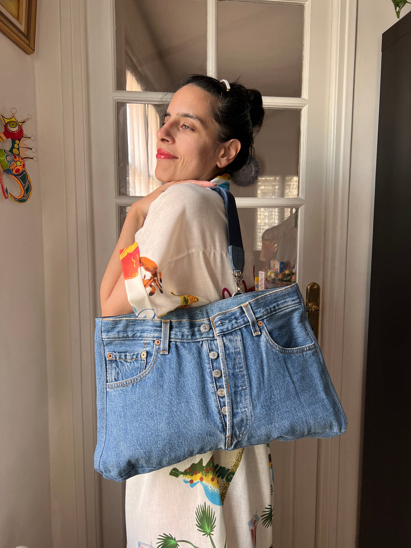 SUMMER | LEVIS JEANS **Upcycled** Tote