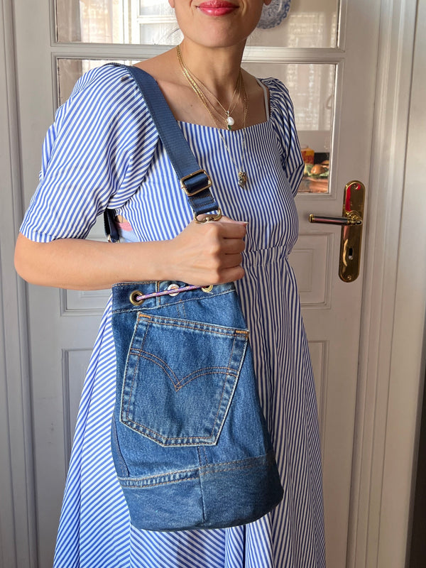 SUMMER | *** Upcycled*** Denim Bucket Pigalle