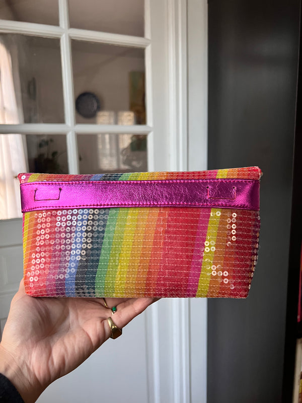 Multicolor Sequins XL ROSA Bag (Strap not included)