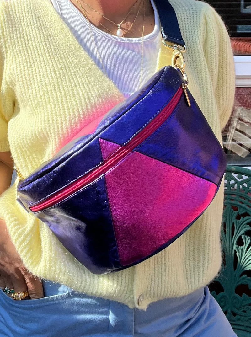 XL Pop Metallic Purple & Fushia BySoBumBag