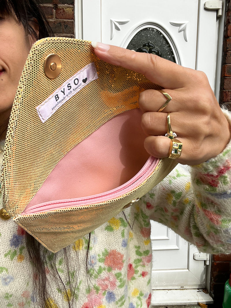 Ella Golden Clutch