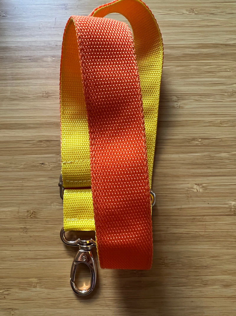 Yellow & Orange Webbing Strap