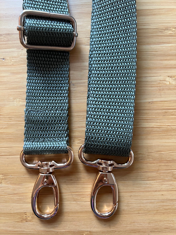 Grey-Green Webbing Strap