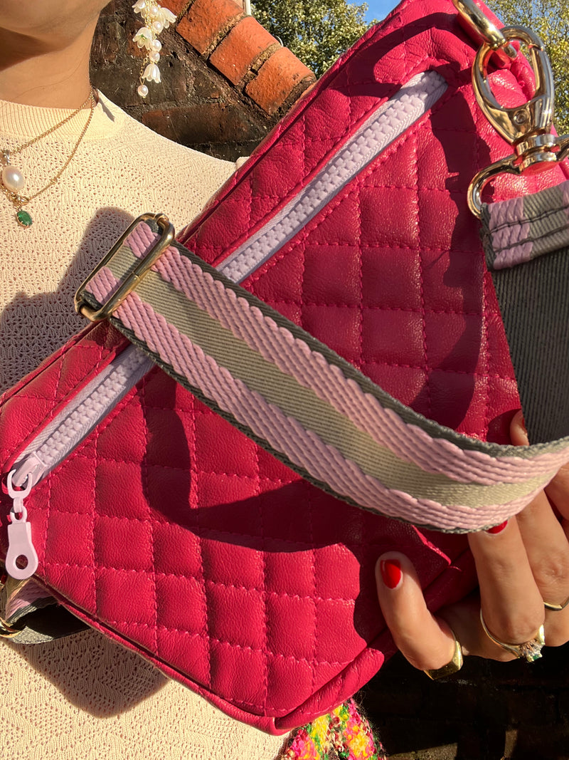 Quilted Pink BysoBumBag