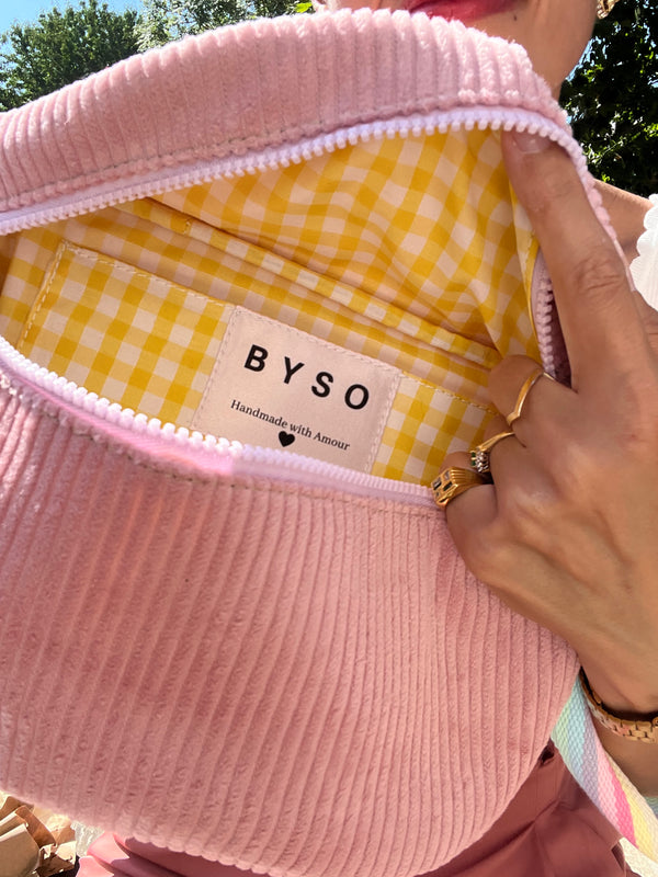 Pink, Lilac and Yellow Gingham BysoBumBag