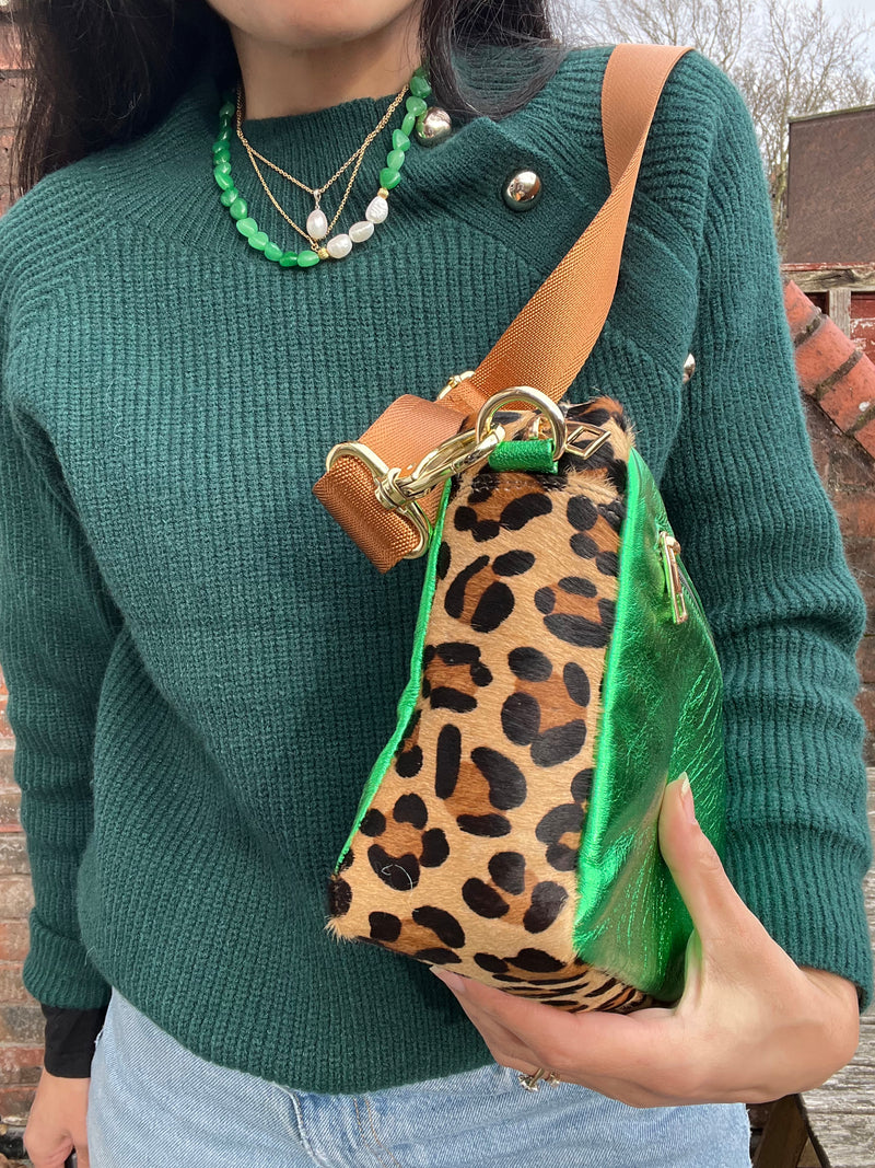 Green pop & Leopard Frida