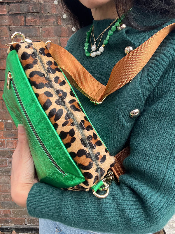 Green pop & Leopard Frida