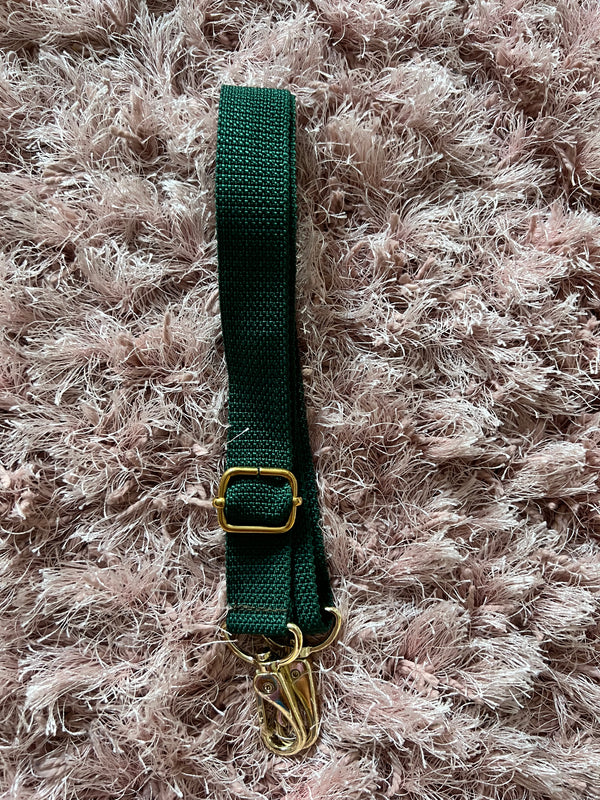 Deep Green Webbing Strap