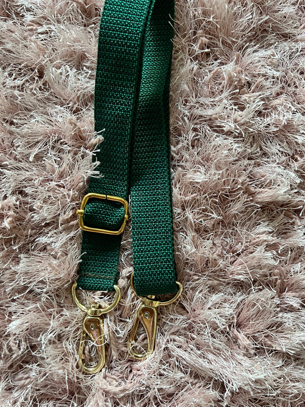 Deep Green Webbing Strap