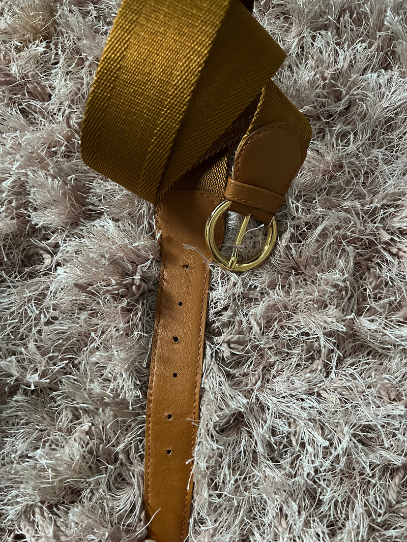 ROSA BELT | Shiny Brown Belt (80 - 88 cm)